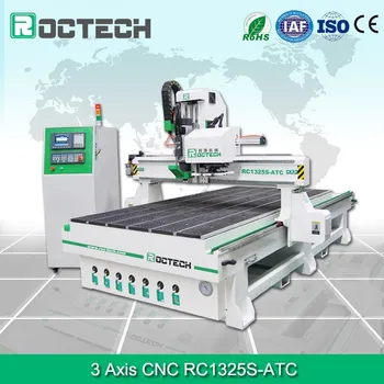 High Accuracy 3 Axis Cnc Router Machine Rc1325s Atc Woodworking Machine For Wood Funiture High Accuracy 3 Axis Cnc Router Machine Rc1325s Atc Woodworking Machine For Wood Funiture