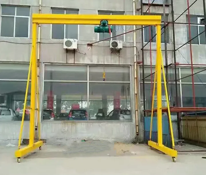 1 Ton Light Duty Gantry Crane Portable Mini Gantry Crane 2000kg Lifting