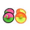 wholesale Toss & Catch 3000 Ball Game with Disc Paddles, 2 Balls (Big and Small) and PVC Carry Bag, Pink and Green