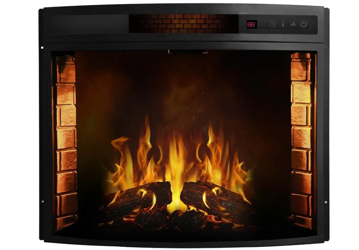 Buy Moda Flame Elwood 23 Inch Curved Ventless Electric Space