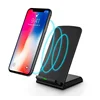 Fast charging table desktop 10w portable quick charge qi wireless mobile phone charger holder stand for samsung for iphone