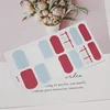 new japanese Winter Design Sweater series Nail Sticker Sets Colorful Full Tips Wraps for nail Decals Women Nail Art Decoration