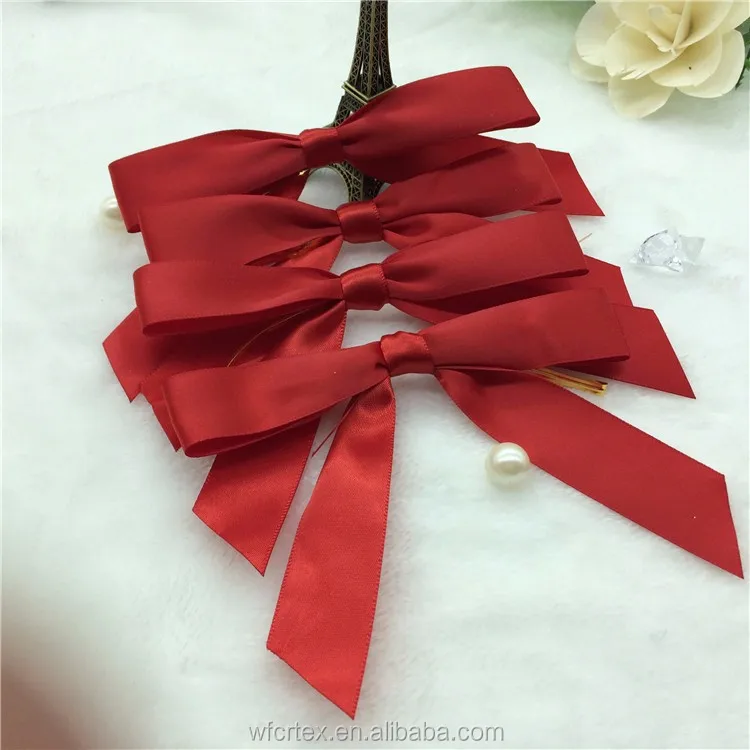 Large Wholesale Customized Satin Ribbon Bows Gift Packing Bow Buy Satin Ribbon Bows,Customized