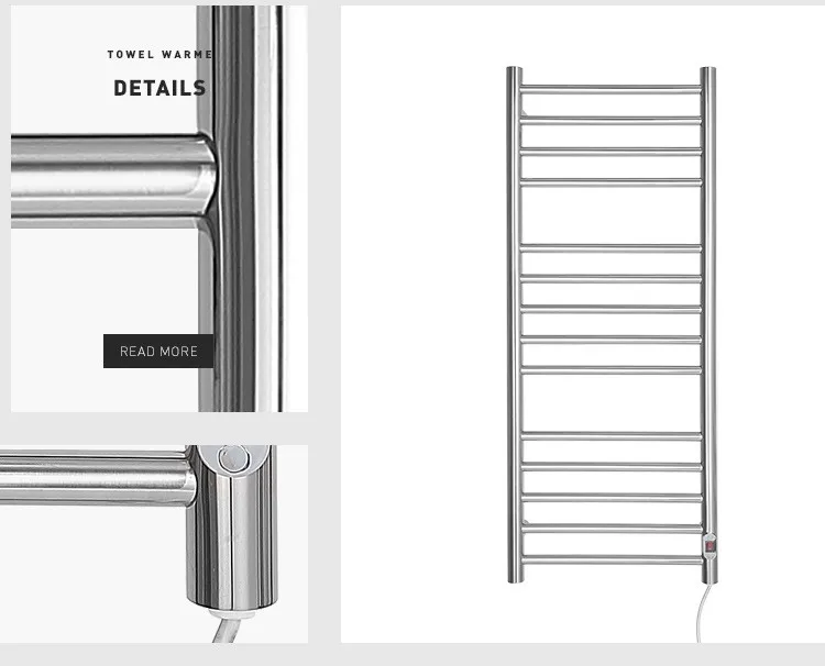 Avonflow Electric Heater Stainless Steel Towel Rail Heated Towel Rail