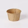 Mini Brown Cupcake Cake Liners Wrapper Coffee 40gsm Greaseproof Paper Baking Cups for Chocolate