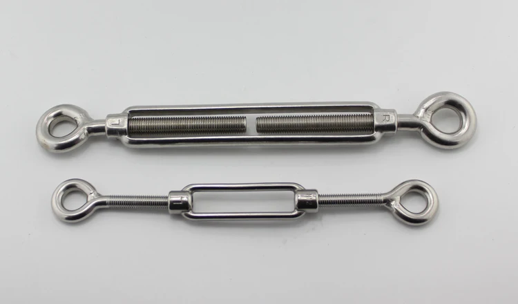 High Quality Stainless Steel Eu Type Double Eyes Open Body Tunbuckle