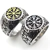 2019 Fashion Jewelry Steampunk Style Antique Men's Viking Ring