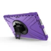 Yapears Rugged ARMOR Case for Microsoft Surface Pro 6 5 4 Military Drop Tested PURPLE Kids friendly