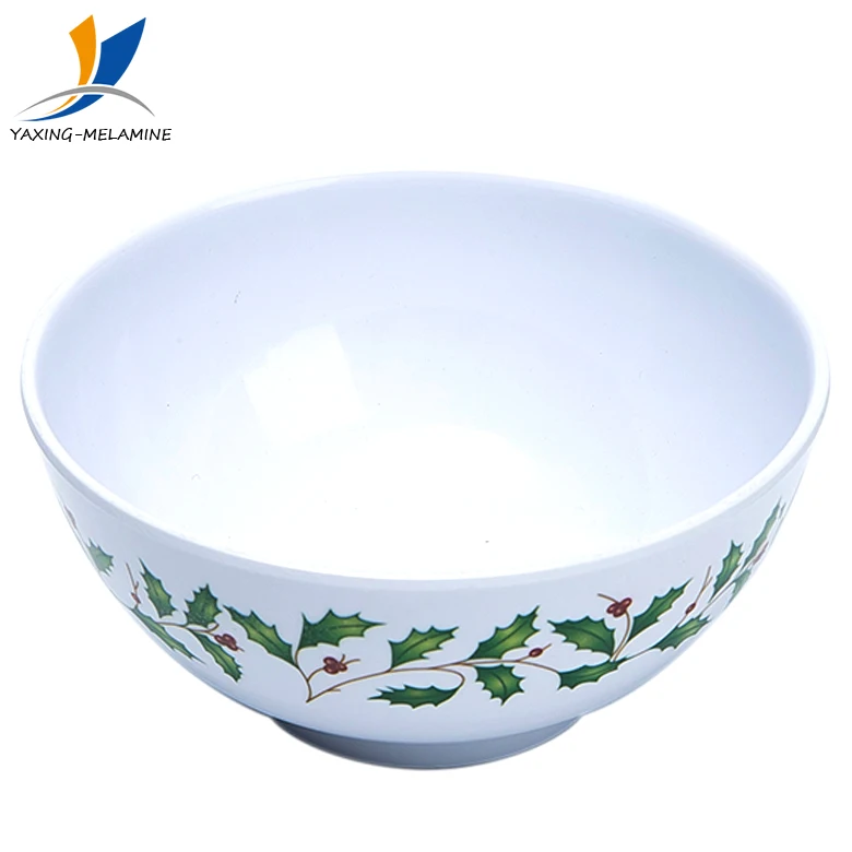 OEM ecofriendly OEM 4.5 inch cheap plastic coconut bowl custom printed tableware wholesale ramen bowl noodle bowl melamine