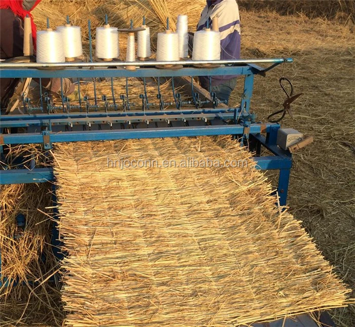 High Quality Rice Stalk Straw Mat Knitting Machine /rice Straw Mattress