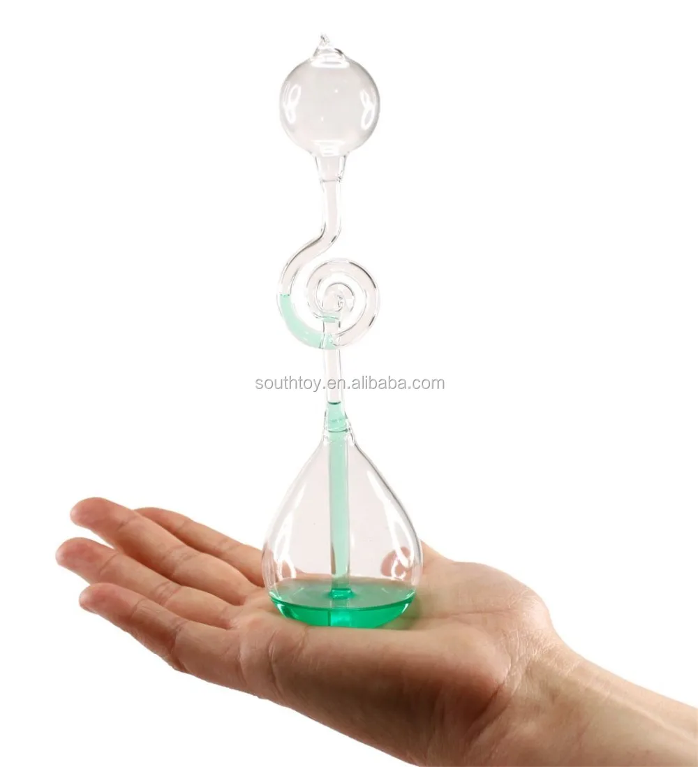 Spiral Glass Hand Boiler Science Toy Love Meter - Buy Glass Love Meter,Hand Boiler Science Toy 