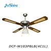 52 Inch 240V Cheap Price Decorative Ceiling Fan 1 Light And Remote