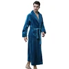 Factory wholesale price cotton kimono sleepwear comfortable soft men long bathrobe