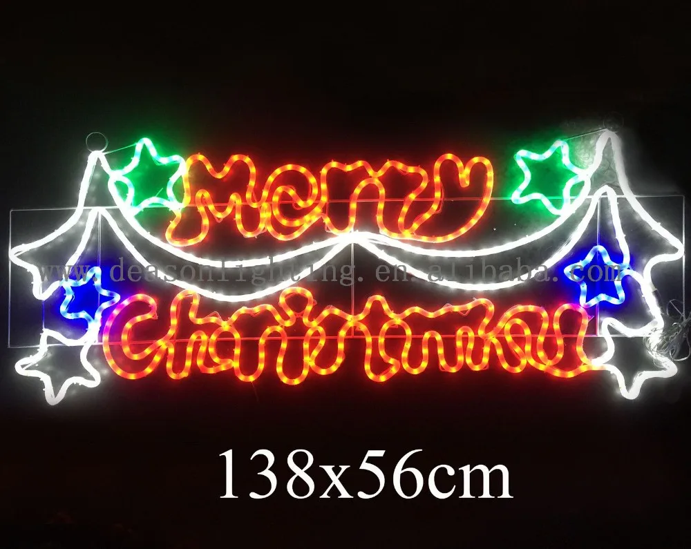 Merry Christmas Lighted Signs Outdoor - Buy Merry Christmas Led Sign