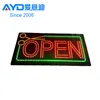 Advertising Wall Mounted Sign Board LED Open Sign With UL/CE Certificate Power Supply
