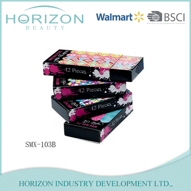 2020 Professional Matchbox Glass Crystal Disposable Nail File Wholesale