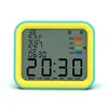 Shenzhen manufacturer amazing digital LCD talking clock,radio alarm clock with 2 alarms