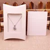 Make White paper see PVC window pillow box Jewelry /Gift Packaging/ Ring/Earing/Necklace packaging boxes