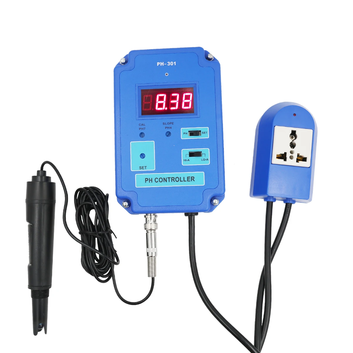 Ph301 Online Ph Controller Meter Tester Range 0.0014.00 Ph For Water