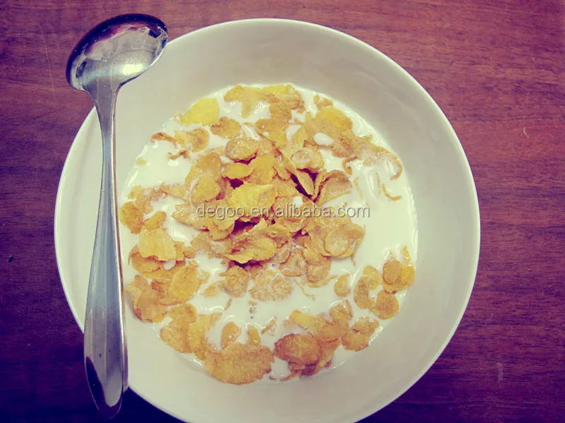 Sweet Salty Crispr Corn Flakes Various Shapes Crispy Chips Snacks Food