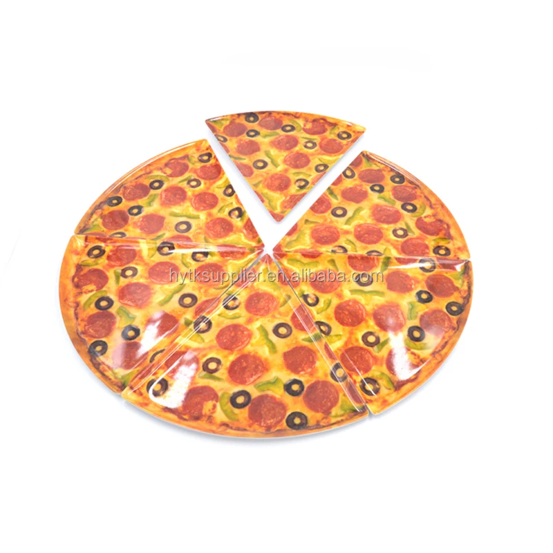 Hot Sale Divided Melamine Pizza Plate With Different Decals Buy