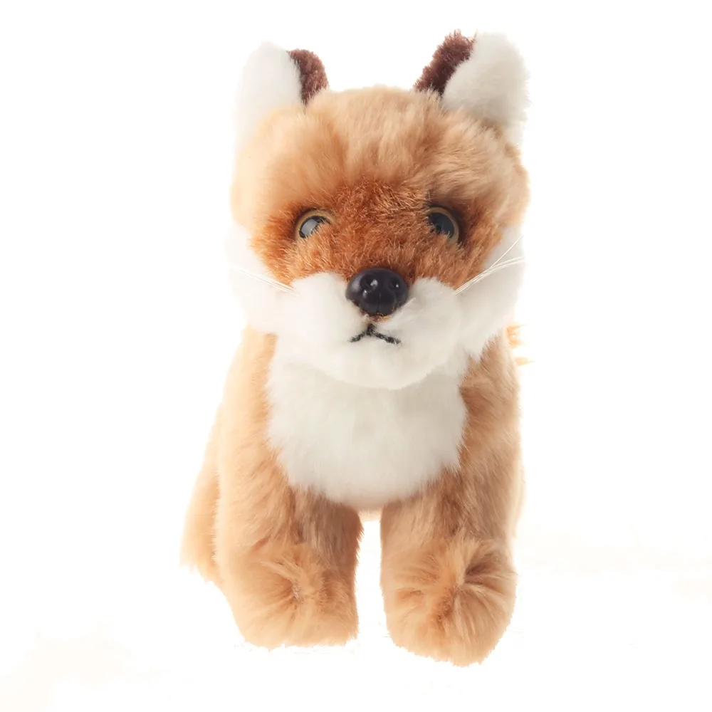 realistic fox stuffed animal