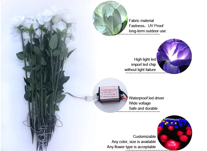 Toprex Decor New Led Flower Lights Led Decoration Light For Wedding