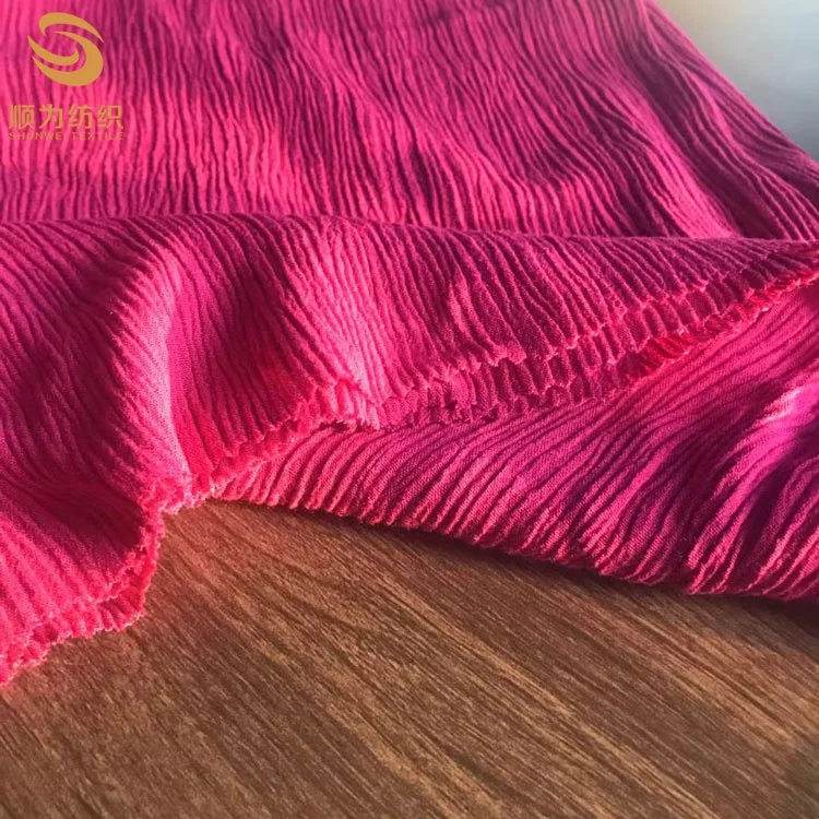 100 Rayon Crepe Fabric Factory Direct Sale Woven Dyed Fabric,30s 100