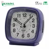 China Factory ABS plastic analog quartz LED number light beep alarm clock