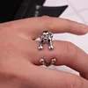 Labrador Guide Dog Pet Rings For Women Human most loyal friend Animal Resizable Ring Smooth Jewelry
