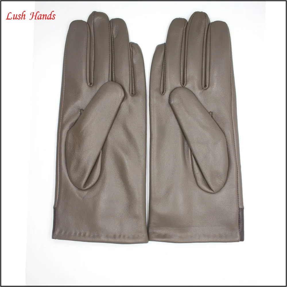 cheap leather hand gloves winter leather gloves lady