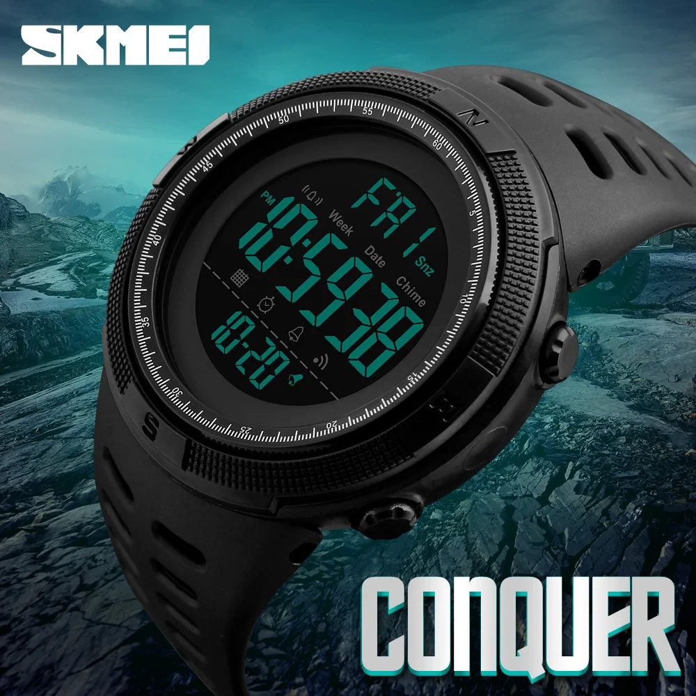 Reloj De Pulsera Digital Skmei 1251 Para Hombre,Gran Oferta Gran oferta de reloj para hombre, reloj deportivo con LED