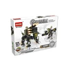 HSANHE plastic army robot construction toys sets building blocks for 12 year old boys