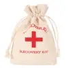 NEW 10pcs Set Hangover Survival Kit Cotton Linen Bags First Aid Party Storage Supply Emergency Kits