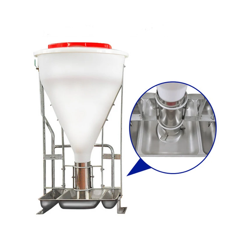 automatic pig feeder trough