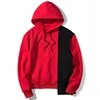 2019 newest design two colors patchwork street wear hoodie for men