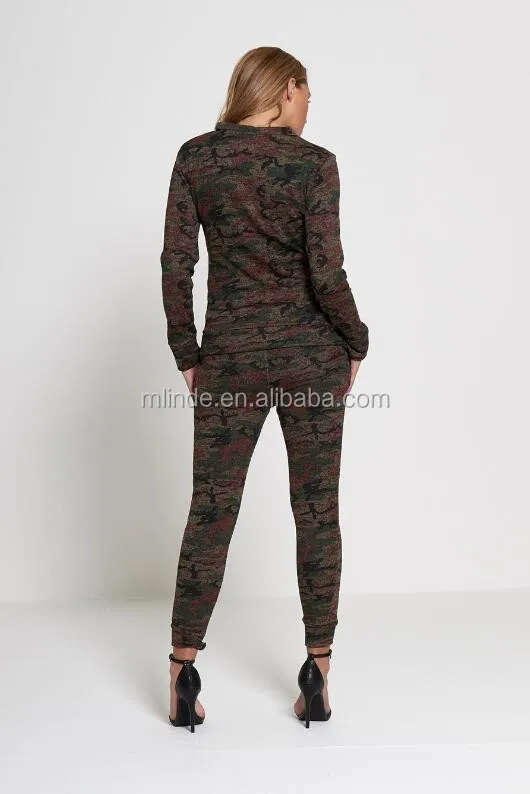 camo tracksuit bottoms women's