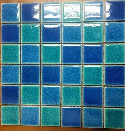 Foshan foto latest mix color swimming pool tile design ceramic mosaic pool tile
