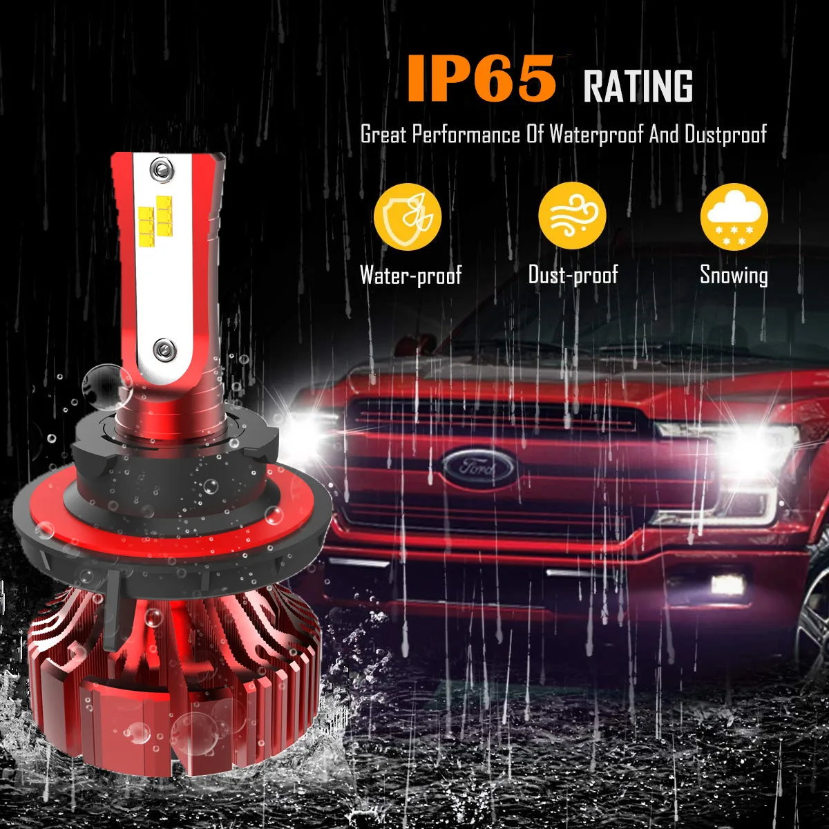 I8 Fanless Mini LED Headlight