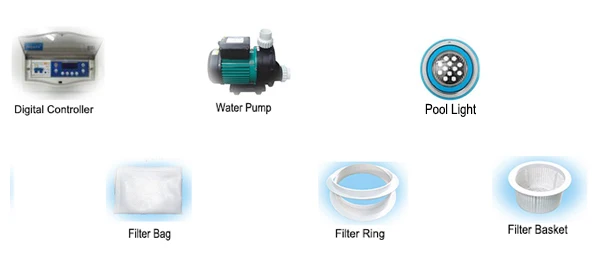 Degaulle  Exhibition Integrated Swimming Pool Filter Wall Hanging Unit For Children Pool