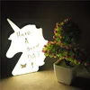 New design christmas party led lights Unicorn shaped led light decoration