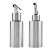 250ml Stainless Steel Oil Bottle Leak Proof Sauce Vinegar Bottles Home Seasoning Bottle Spice Jar Storage