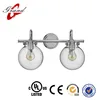 Popular Chrome 11.5-inch two-light bath fixture/wall lamp modern