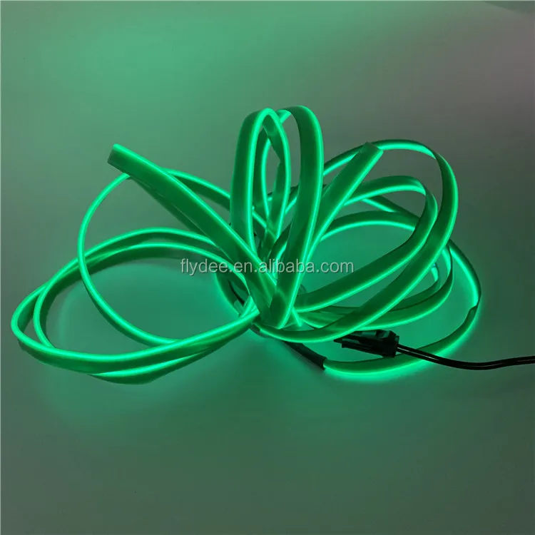 CE bright DC12v electroluminescent wire neon light constant on slow flashing quick flashing