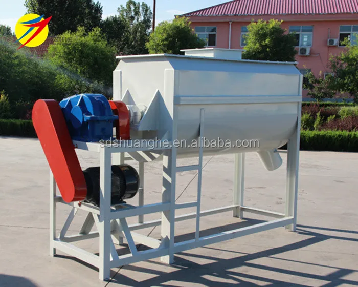 Horizontal feed mixer 16