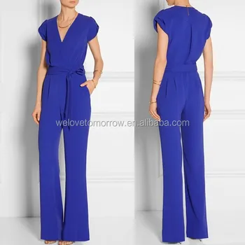 cap sleeve jumpsuit