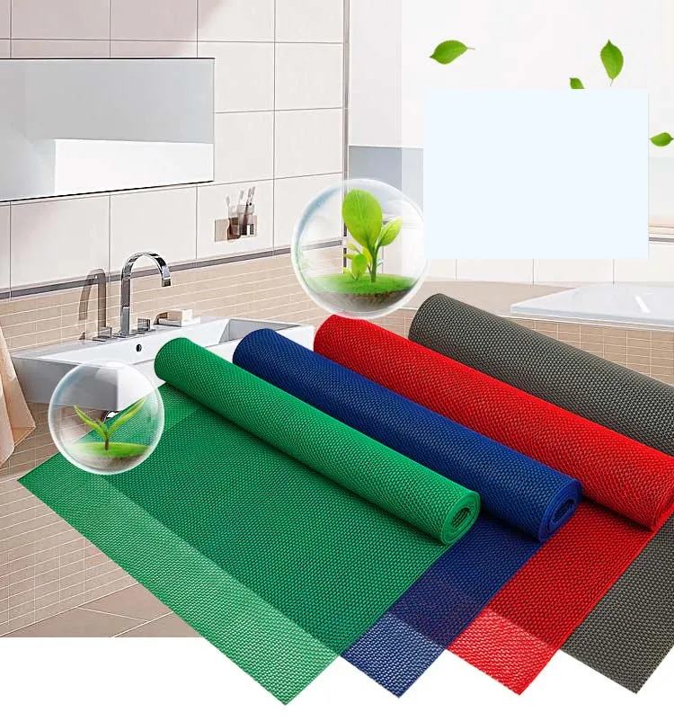 Anti-Slip Waterproof Bath Mat / PVC S Mat / Swimming Pool PVC Floor Mat/S  Mat for Snow - China S Shape PVC Custom Shower Mat and Anti Slip Mat price