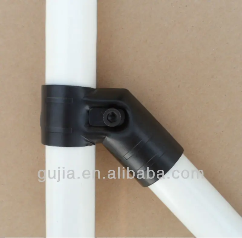 45 degree angled pipe connector metal joint for diy pipe rack, View