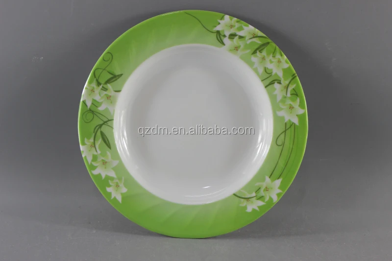 9inch Melamine Wave Suop Plate Plastic Deep Serving Plate