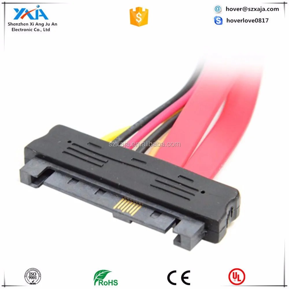 Sas Hard Disk Drive Sff8482 Sas Cable 29pin Male To Female Extension